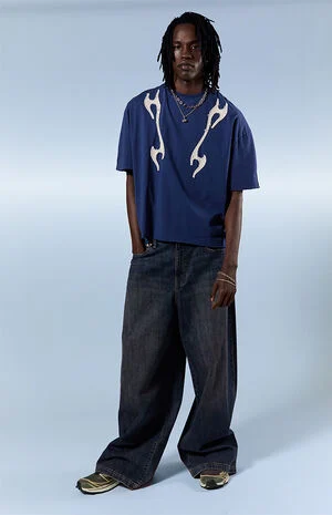 Ryder Ultra Baggy Jeans Dark Blue image number 1