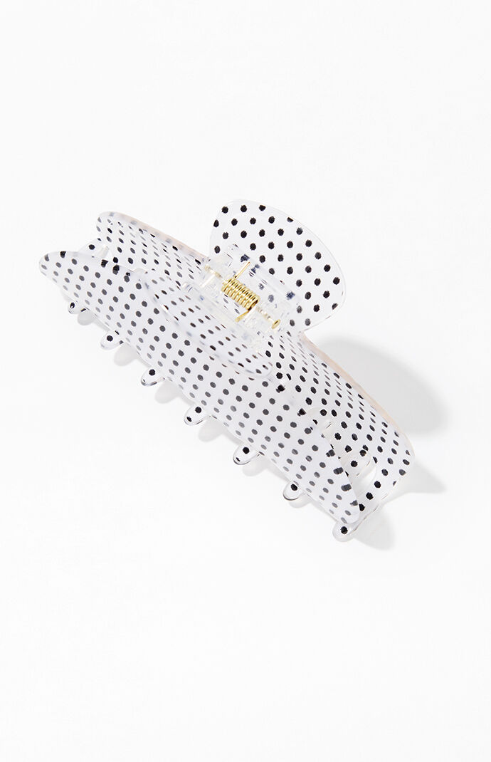 LA Hearts Polka Dot Hair Claw Clip