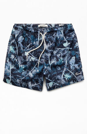 Woodland Ash Camo AOP 4.5" Swim Trunks image number 1