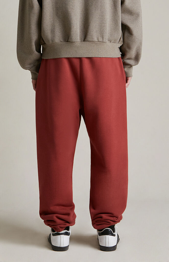 Fear of God ESSENTIALS Crimson University Fleece Sweatpants | Pacsun