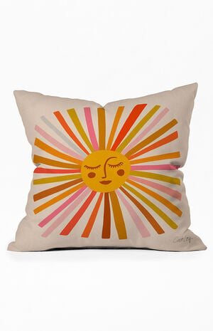 Cat Coquillette Sunshine Throw Pillow