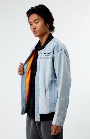 x McLaren Formula 1 Track Denim Trucker Jacket image number 3