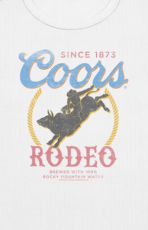 Coors Bright Rodeo Cropped T-Shirt image number 2