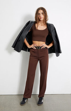 Mia Cropped Sweater Top image number 4