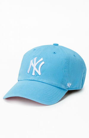 Light Blue NY Yankees Dad Hat image number 4