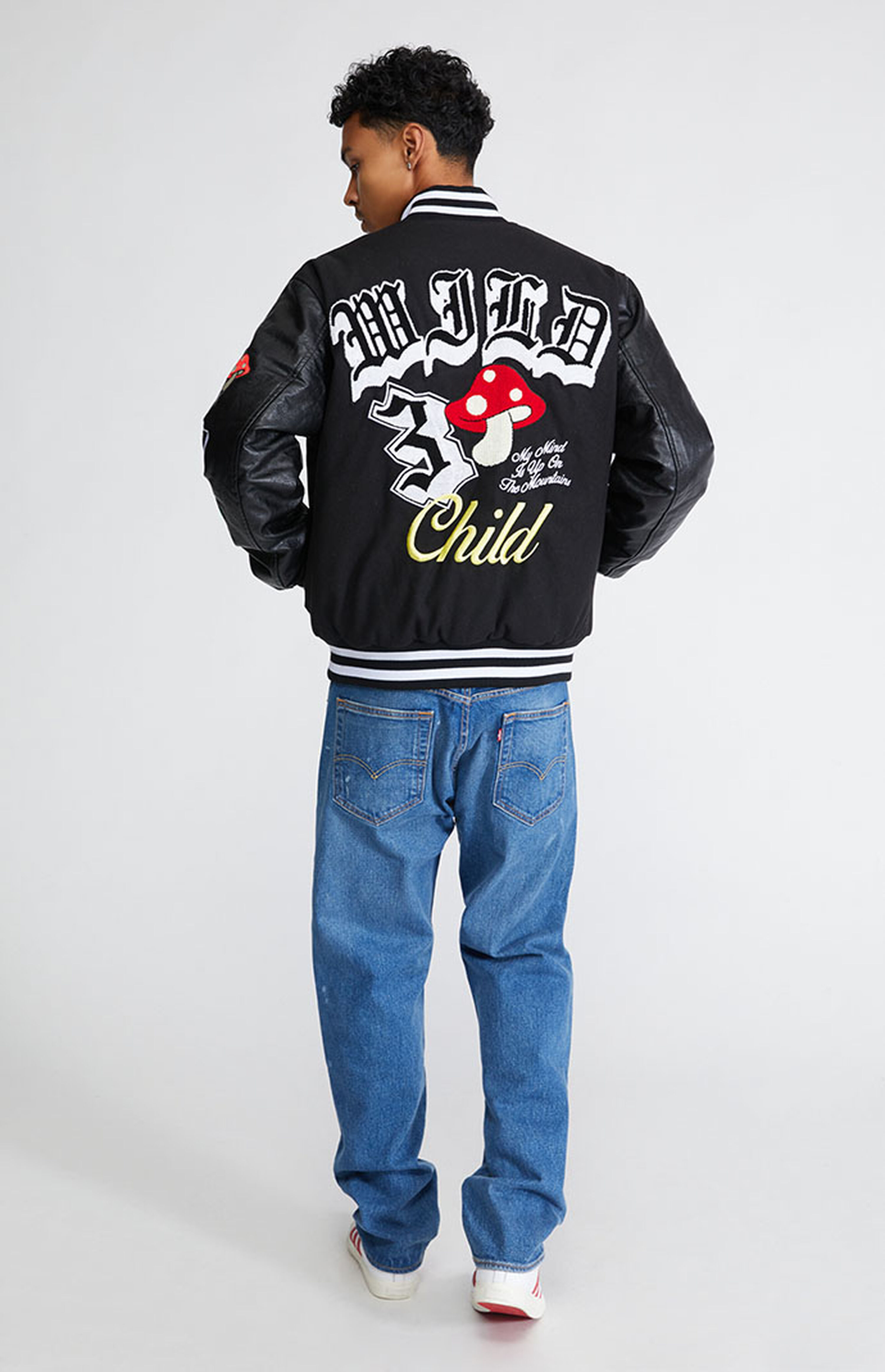 PacSun Patched Varsity Jacket PacSun