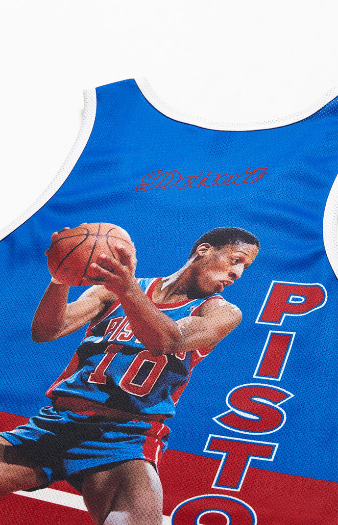 Jumbo Rodman Pistons Basketball Jersey