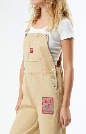 By PacSun Beige Workwear Overalls image number 2