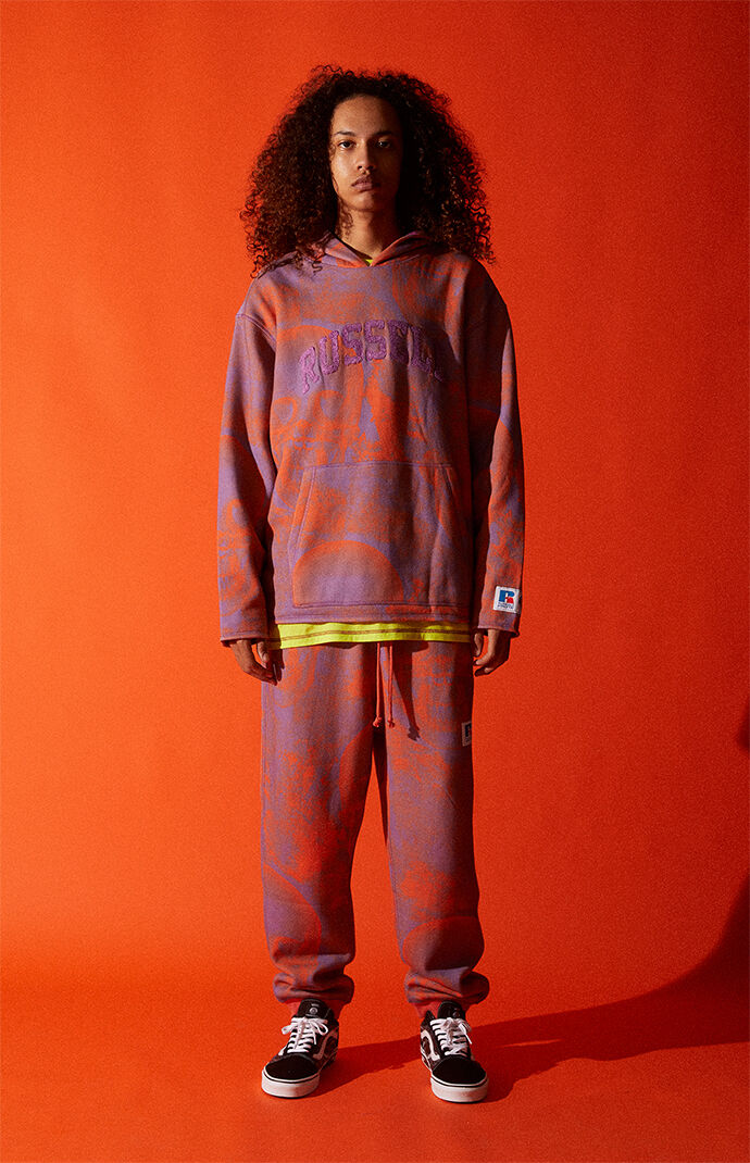 x Russell Athletic Rust Graphic Sweatpants