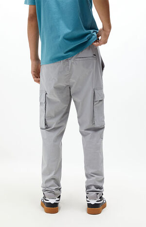 Eco Gray Slim Cargo Pants image number 3