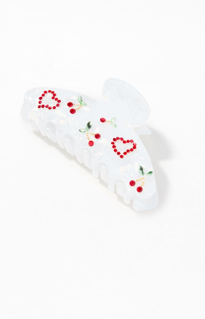 LA Hearts Heart Cherry Hair Claw Clip