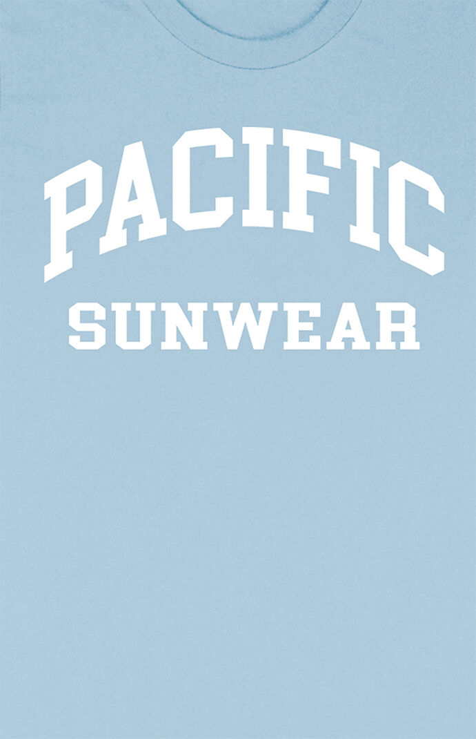 Light Blue Collegiate Logo T-Shirt