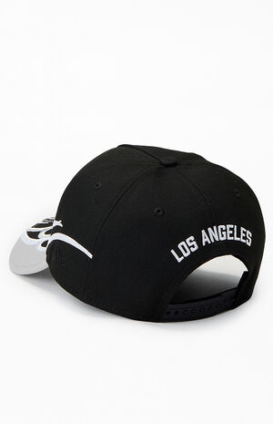LA Dodgers Flames 9FORTY Snapback Hat image number 3