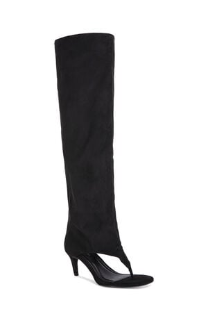 Women's Chandi Black Stiletto Sandal Boots image number 2