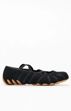 Women's Black Ghost Sprint Ballet Sneakers image number 1