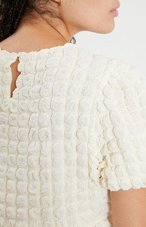 Bubble Crepe Baby Doll Dress image number 3