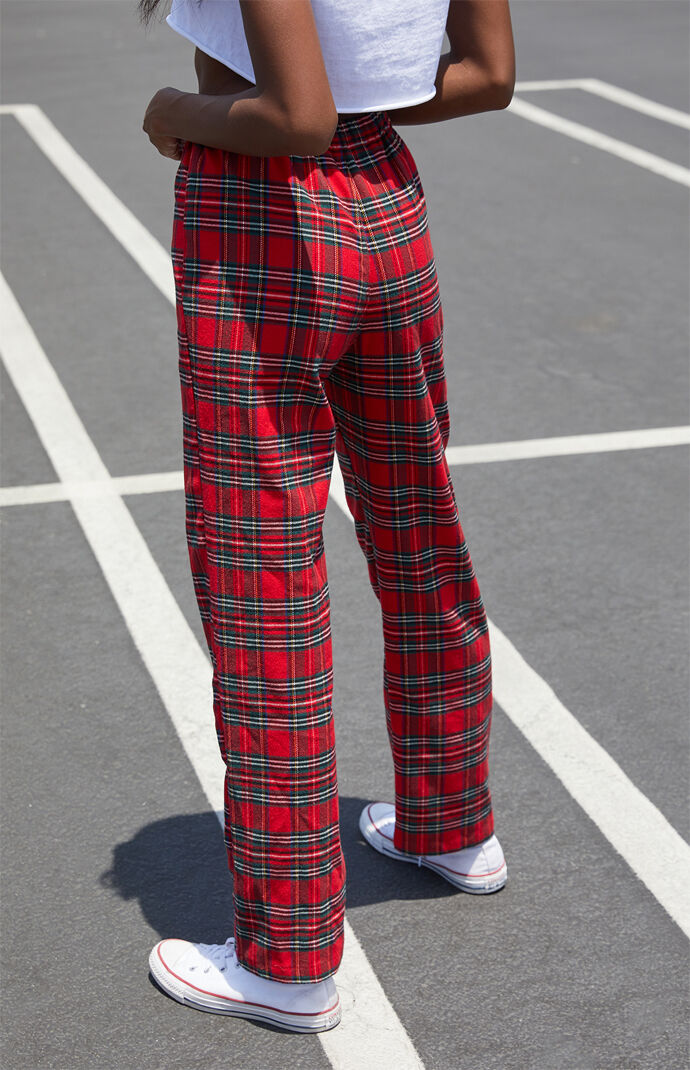 John Galt Plaid Tilden Pants PacSun