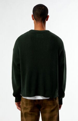 Palazzo De Lune Ribbed Crew Neck Sweater image number 4