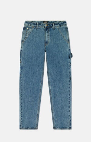 Medium Blue Denim Carpenter Pants image number 1
