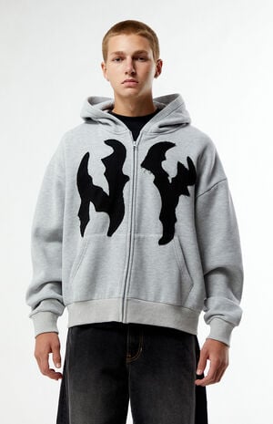 NY Raw Applique Full Zip Hoodie