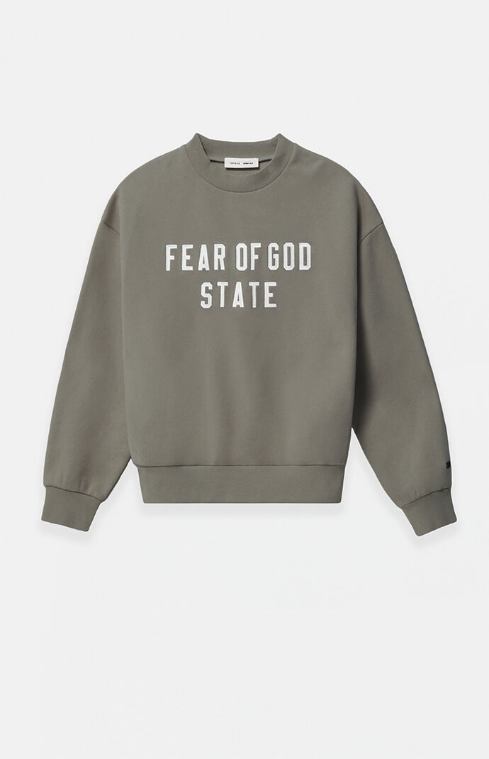 Fear of God Moss '90s Fit Fleece Crew Neck Sweatshirt