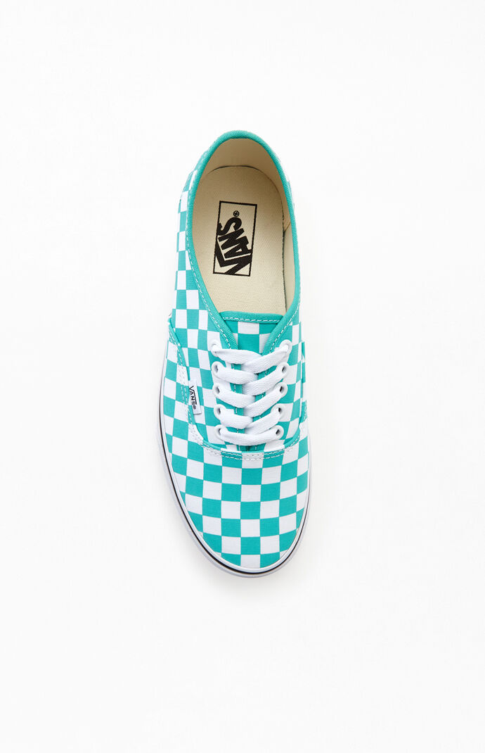 Blue Checkerboard Authentic Sneakers
