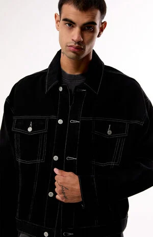 Black Downtown Jean Jacket image number 2
