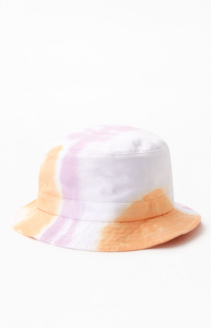 Orange Colorwash Bucket Hat