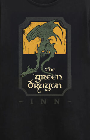 Lord of the Rings Green Drogon Inn T-Shirt image number 2