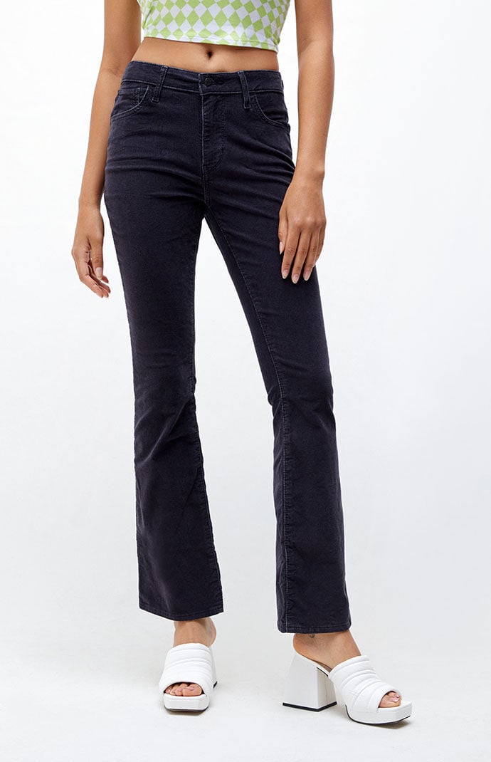 Levi's Black 725 High Waisted Bootcut Jeans