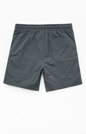 Gray Collegiate 6.5" Swim Trunks image number 2