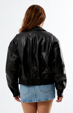 Faux Leather Jacket image number 4