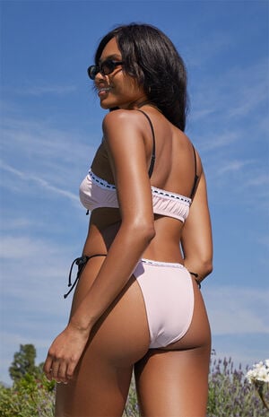 Pink Becka Side Tie Bikini Bottom image number 4