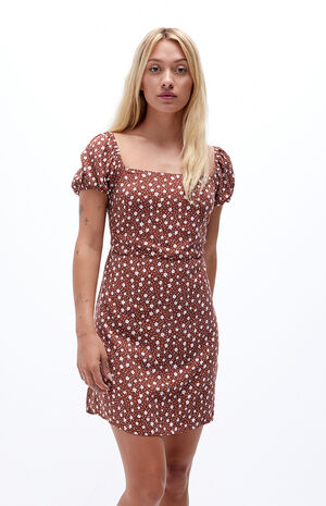Dainty Tie Back Mini Dress Dainty Tie Back Mini Dress image number null
