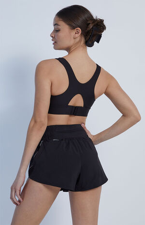Black Ultraform Run Sports Bra image number 4