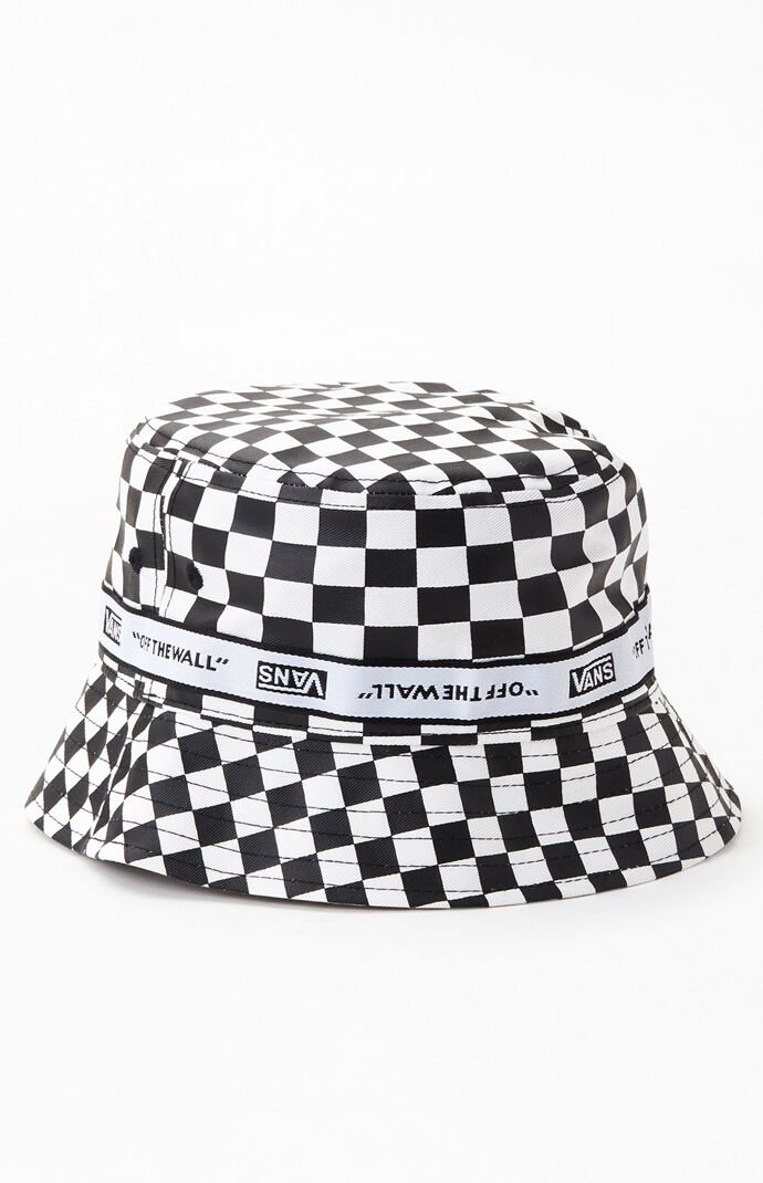 Checkerboard Wave Rider Bucket Hat