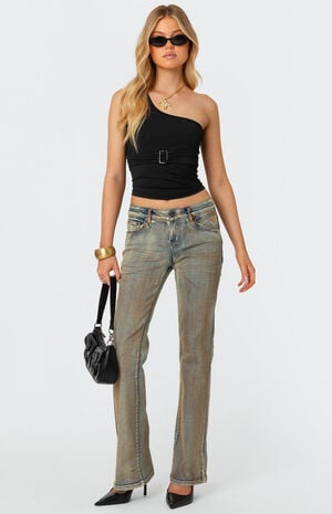 Belted One Shoulder Top image number 2