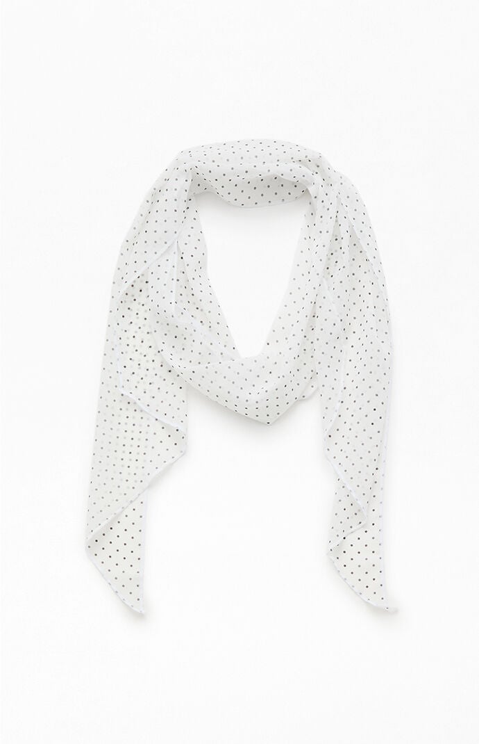 John Galt Polka Dot Scarf