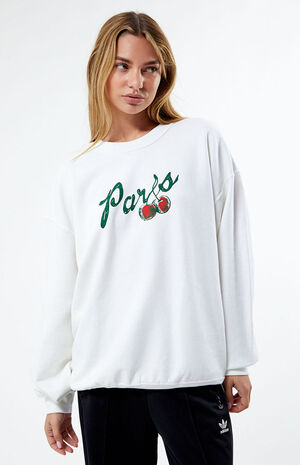 Paris Cherries Crew Neck Sweatshirt image number 1