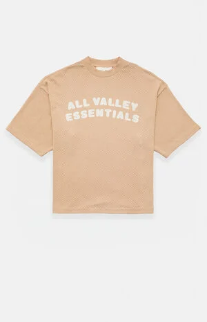 Women's Tan Merch Mesh T-Shirt image number 1