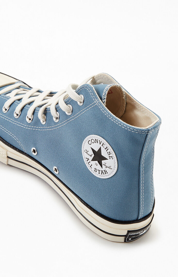 コンバース　chuck70 High washed denim Chuck 70 Wedge Platform Washed Denim Women's High Top Shoe