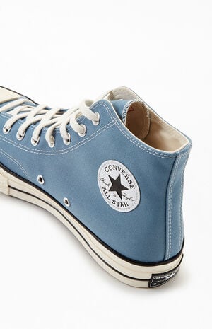 Washed Navy Chuck 70 High Top Shoes image number 6