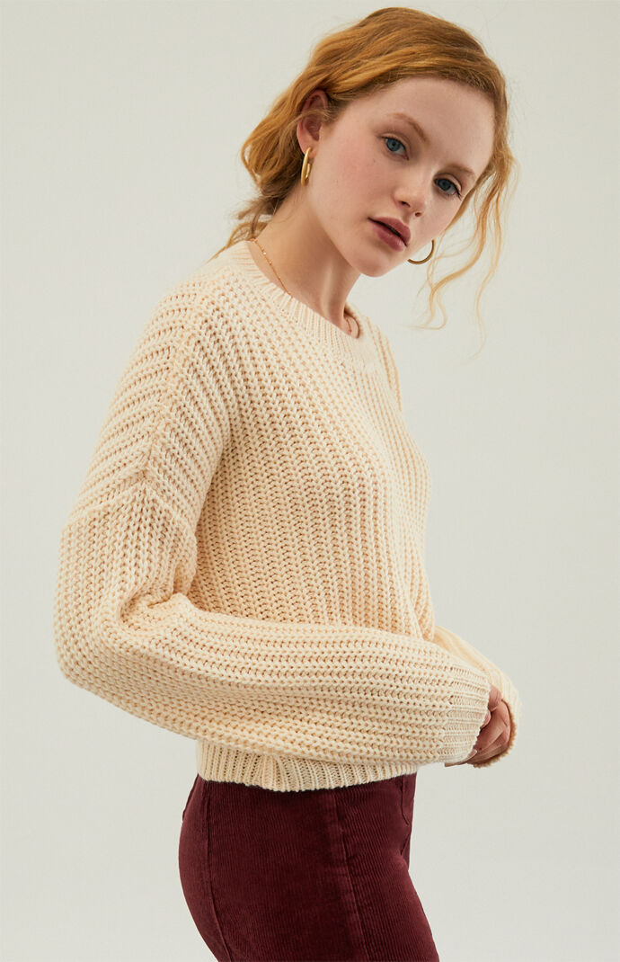 Shaker Stitch Sweater