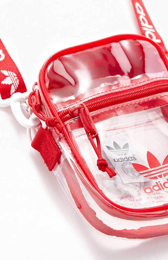 adidas clear bag pink