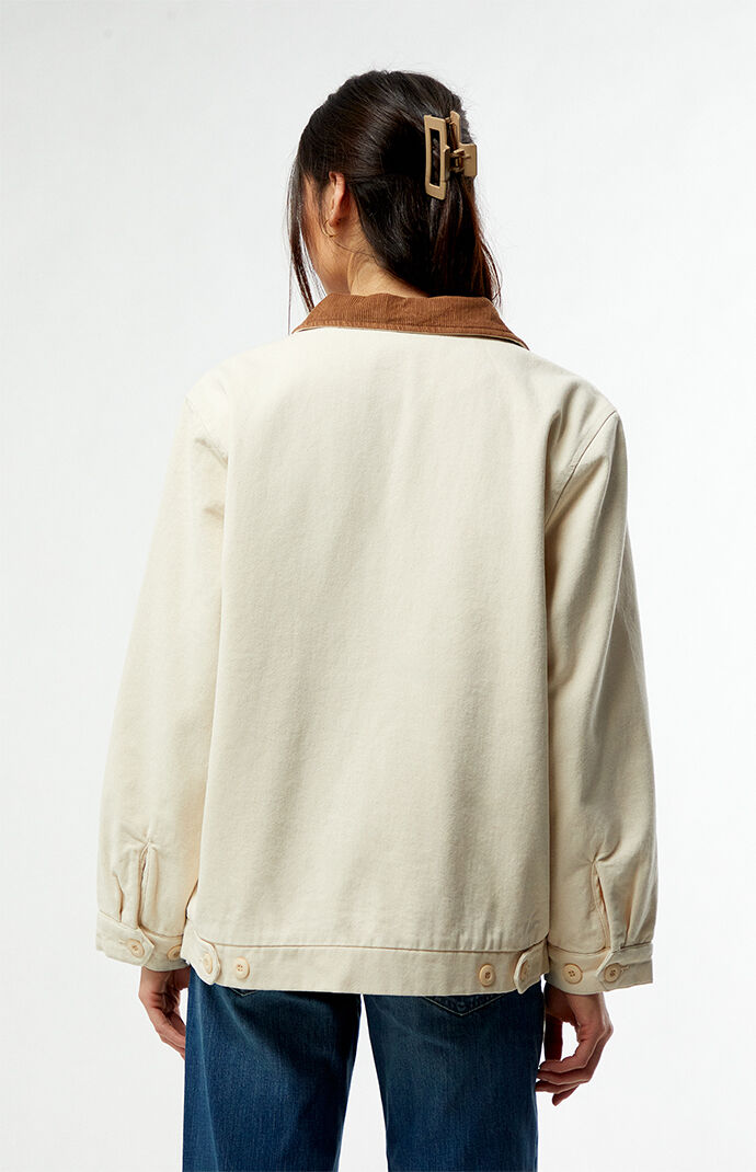 Rhythm Jaimie Corduroy Collar Oversized Work Jacket | PacSun
