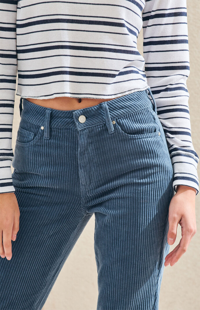 blue corduroy jeans