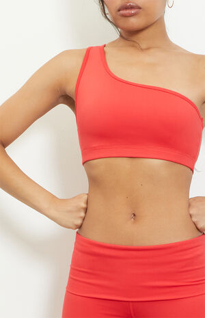 Active Bolt One Shoulder Sports Bra image number 1