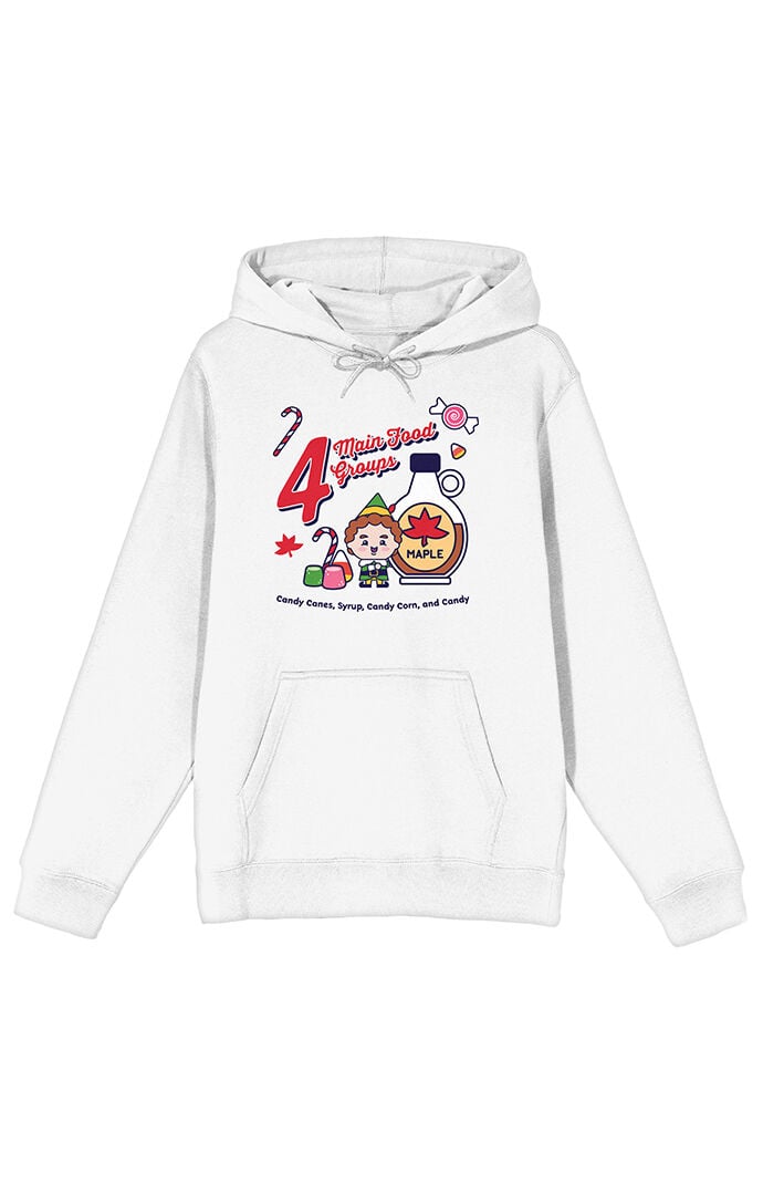 PacSun Four Main Food Groups ELF Hoodie