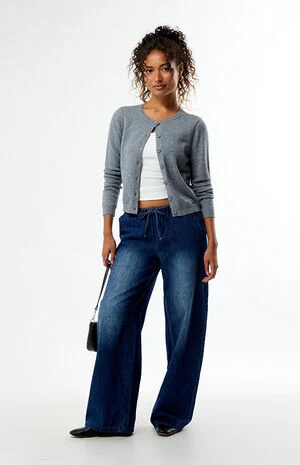 Easy Baggy Denim Pants image number 1