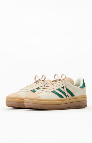 Women's Green & White&nbsp;Gazelle&nbsp;Bold Sneakers image number 2